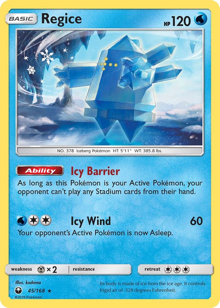 Regice (SM - Celestial Storm)