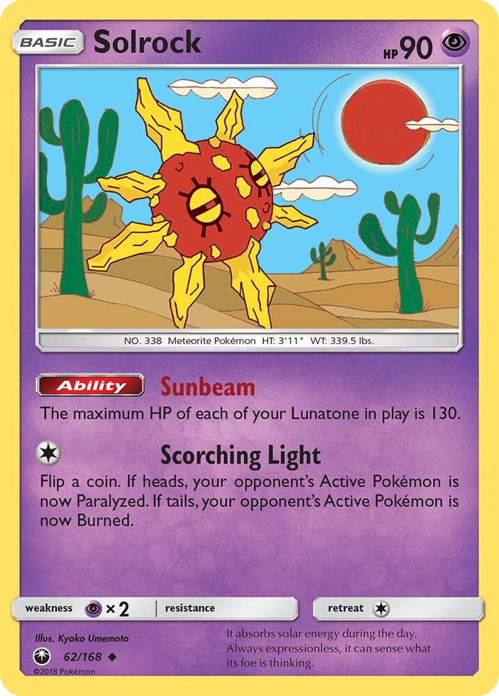 Solrock (SM - Celestial Storm)