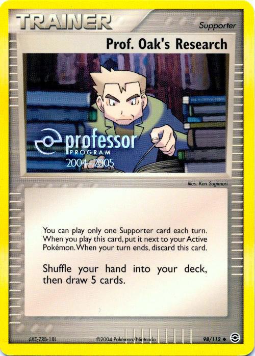 Prof. Oak's Research (2004-2005) (Professor Program Promos)