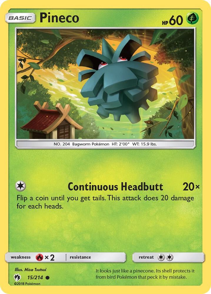 Pineco (SM - Lost Thunder)