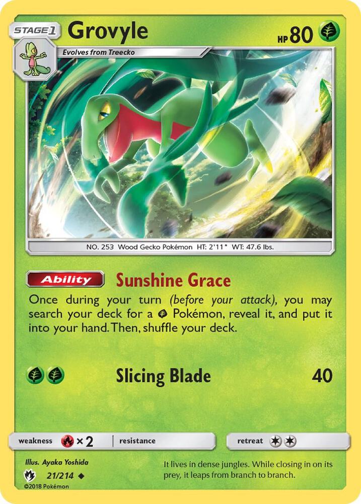 Grovyle (SM - Lost Thunder)