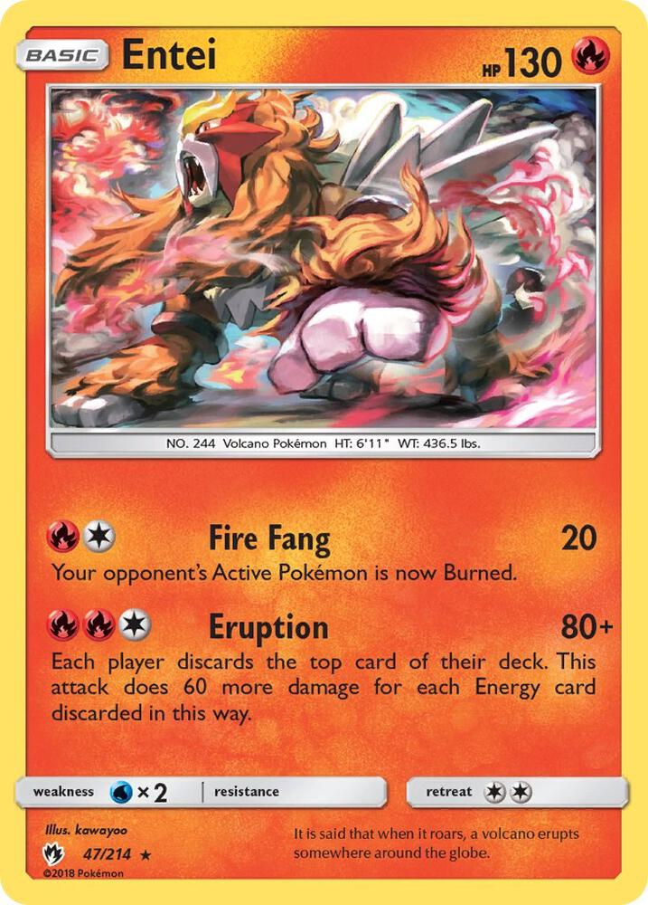 Entei (SM - Lost Thunder)