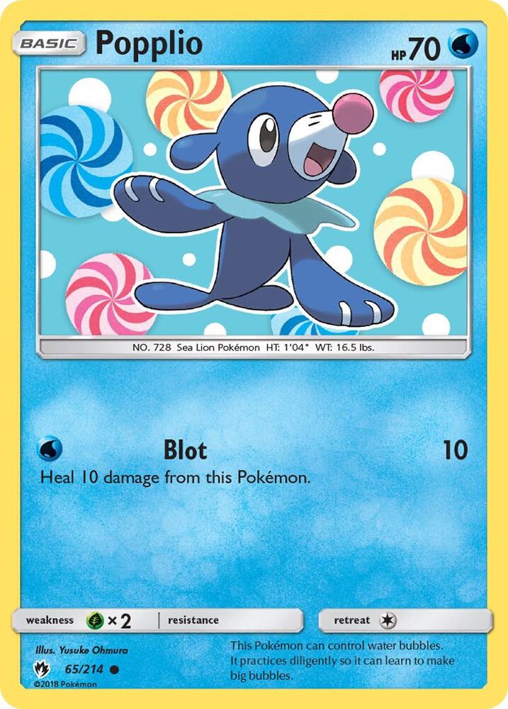 Popplio (65) (SM - Lost Thunder)