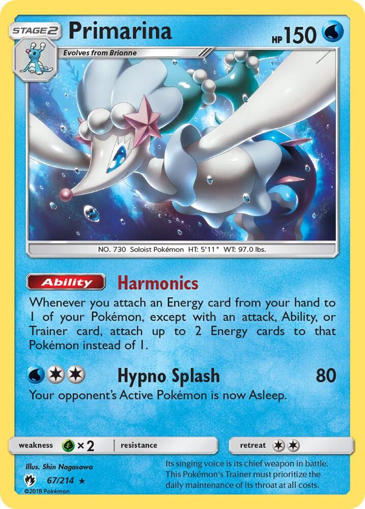 Primarina (SM - Lost Thunder)
