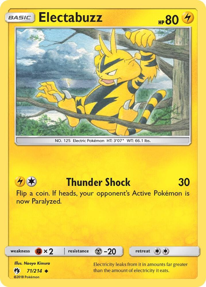 Electabuzz (SM - Lost Thunder)