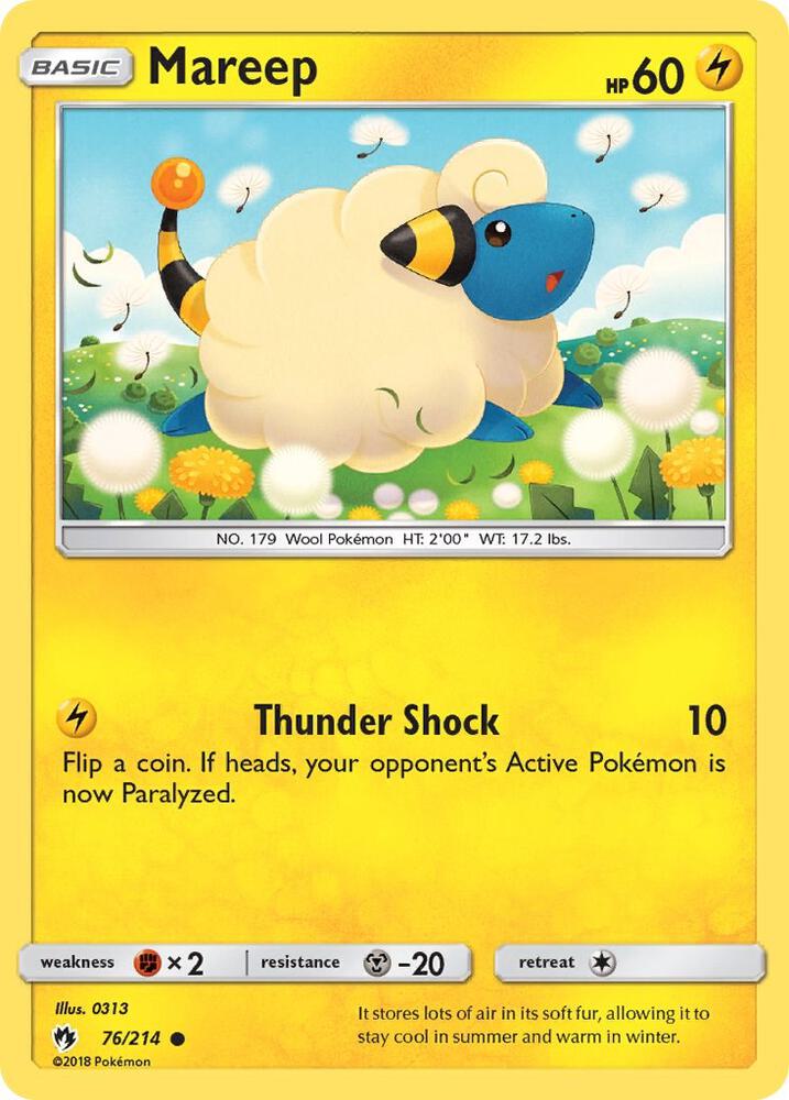 Mareep (76) (SM - Lost Thunder)