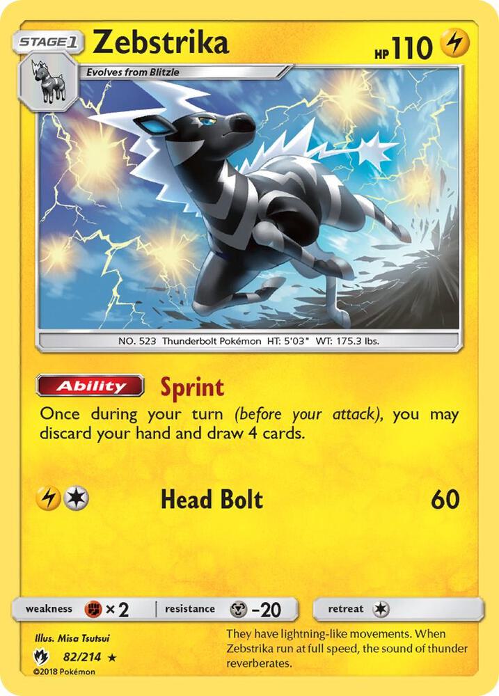 Zebstrika (SM - Lost Thunder)