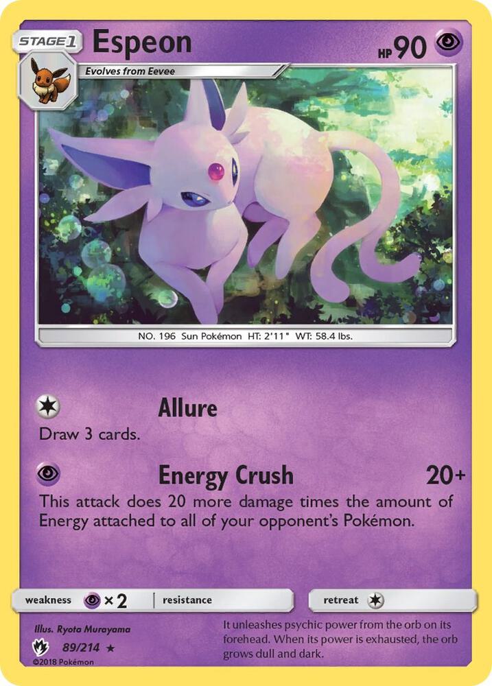Espeon (SM - Lost Thunder)
