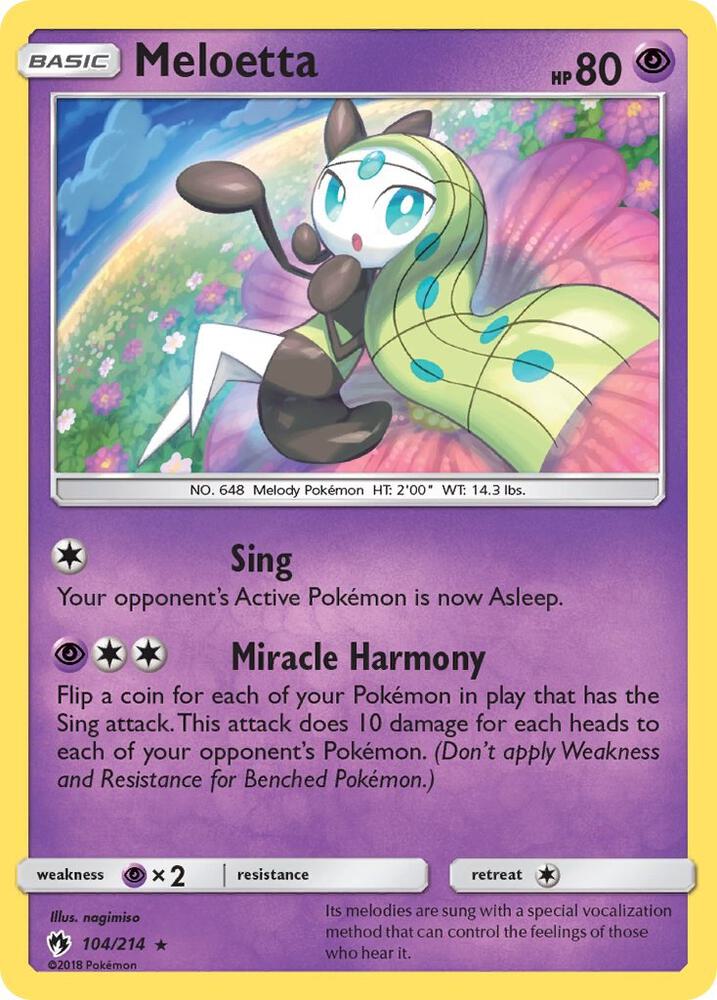 Meloetta (SM - Lost Thunder)