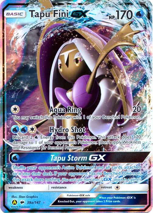 Tapu Fini GX - 39a/147 (Alternate Art Promos)