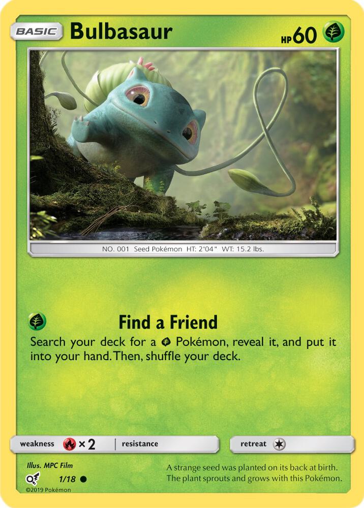 Bulbasaur (Holo Common) (Detective Pikachu)