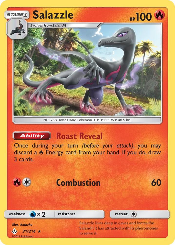 Salazzle (SM - Unbroken Bonds)