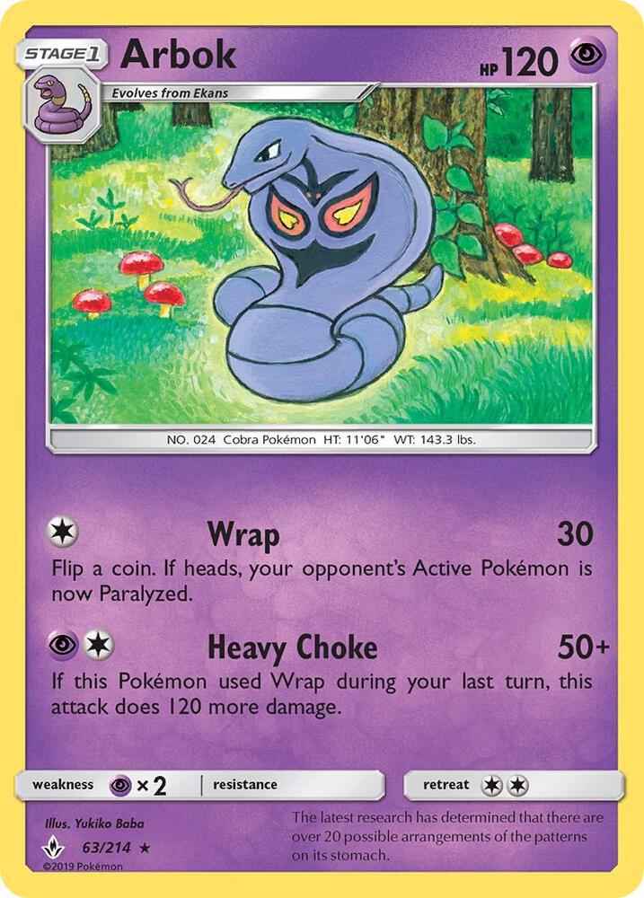 Arbok (SM - Unbroken Bonds)