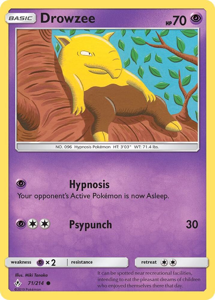 Drowzee (SM - Unbroken Bonds)