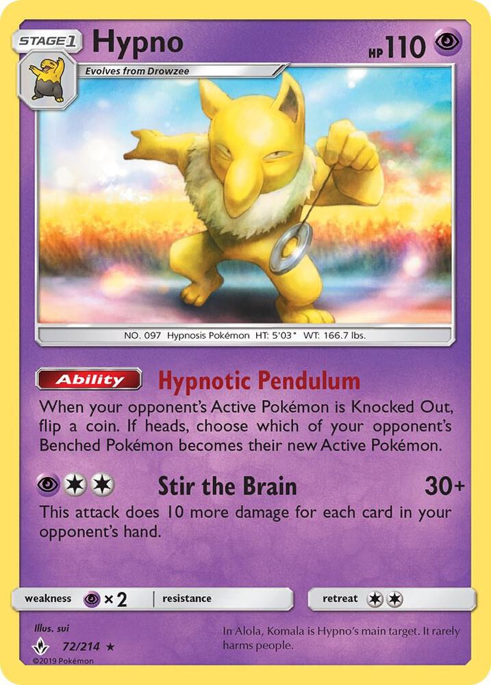 Hypno (SM - Unbroken Bonds)