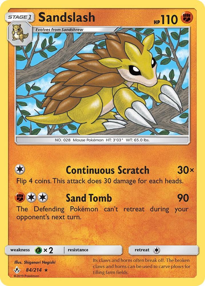 Sandslash (SM - Unbroken Bonds)