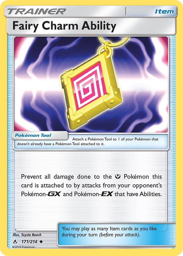 Fairy Charm Ability (SM - Unbroken Bonds)