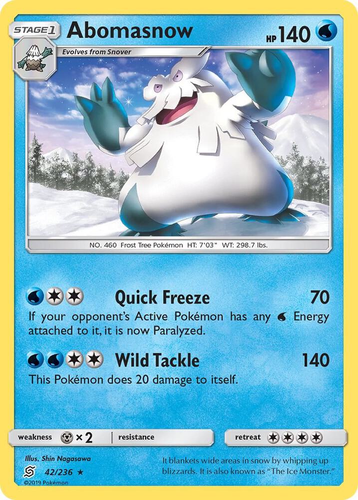 Abomasnow (SM - Unified Minds)