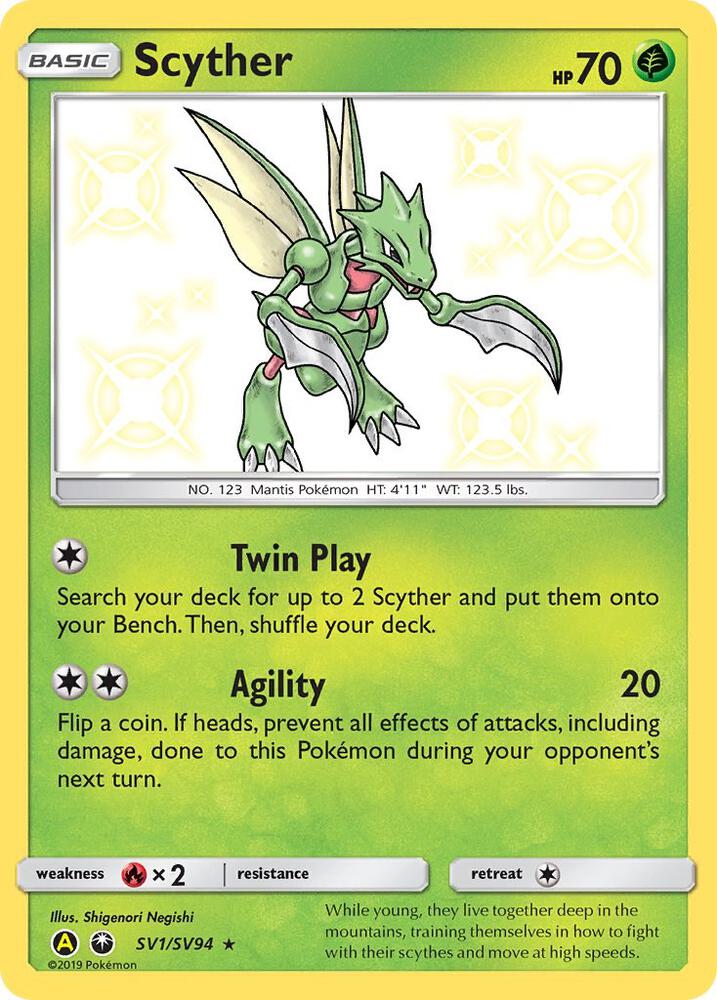 Scyther (Hidden Fates: Shiny Vault)