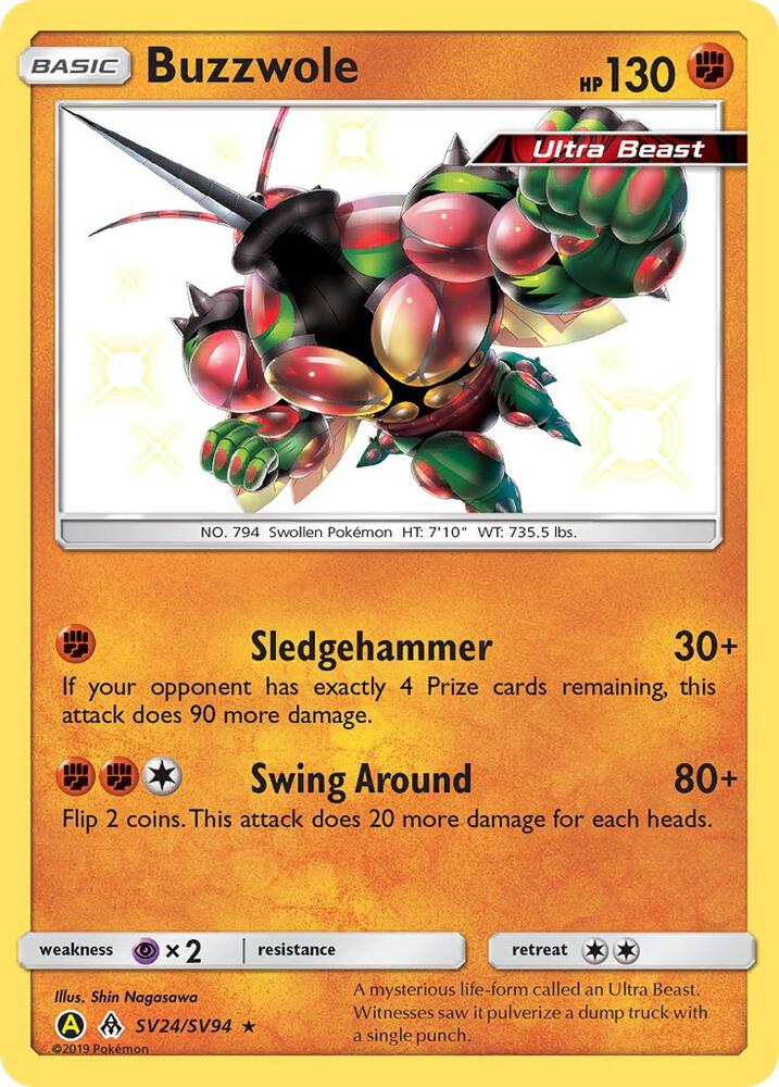 Buzzwole (Hidden Fates: Shiny Vault)