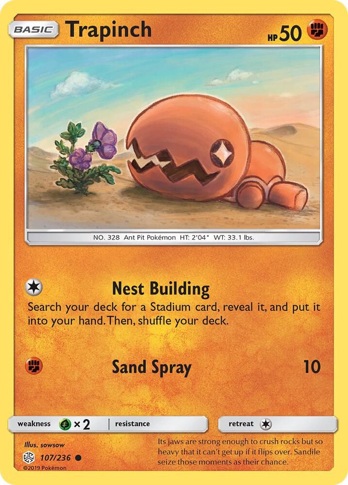 Trapinch - 107/236 (SM - Cosmic Eclipse)