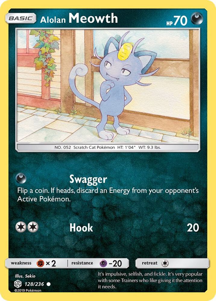 Alolan Meowth (SM - Cosmic Eclipse)
