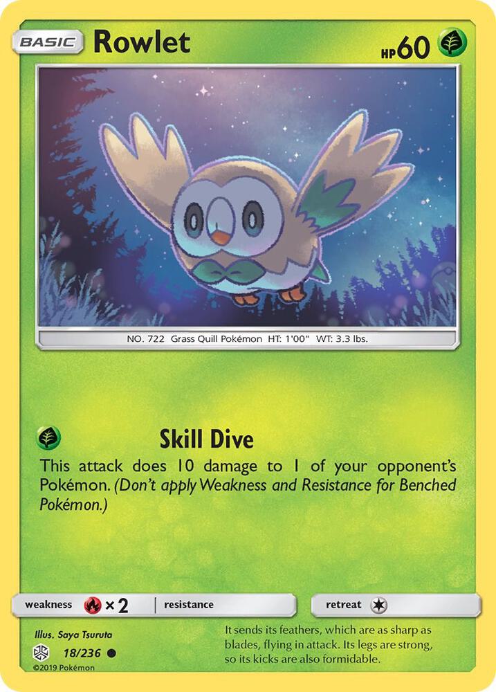Rowlet - 18/236 (SM - Cosmic Eclipse)