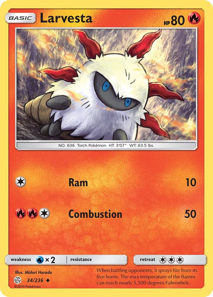 Larvesta (SM - Cosmic Eclipse)