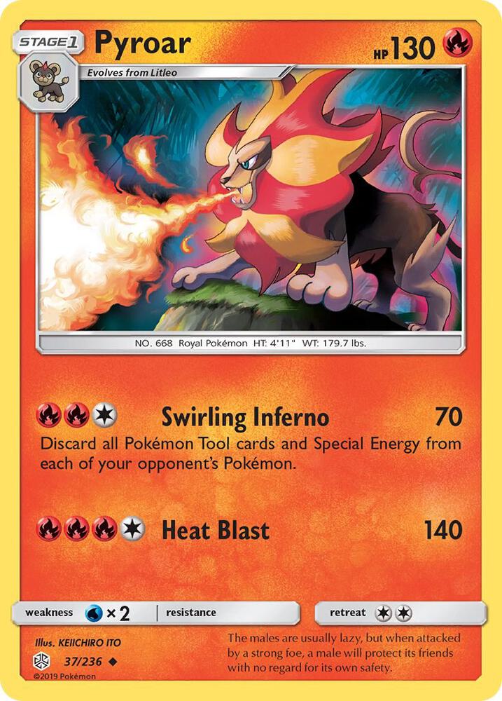 Pyroar (SM - Cosmic Eclipse)