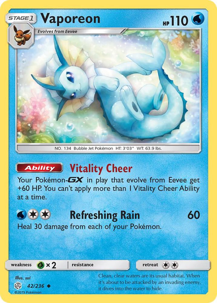 Vaporeon (SM - Cosmic Eclipse)
