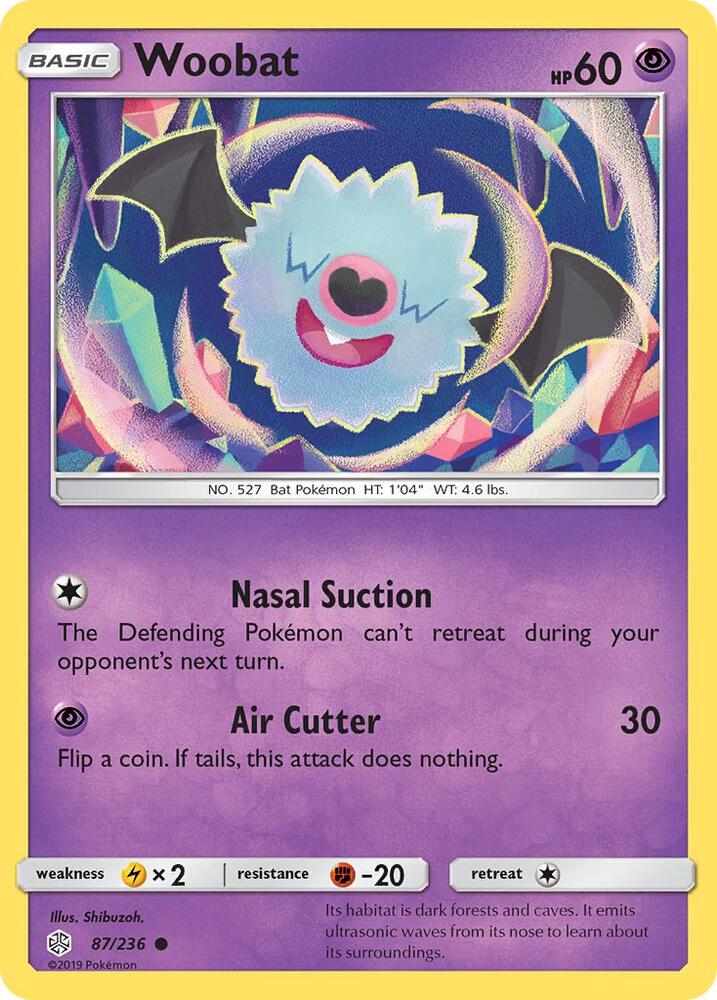 Woobat (SM - Cosmic Eclipse)
