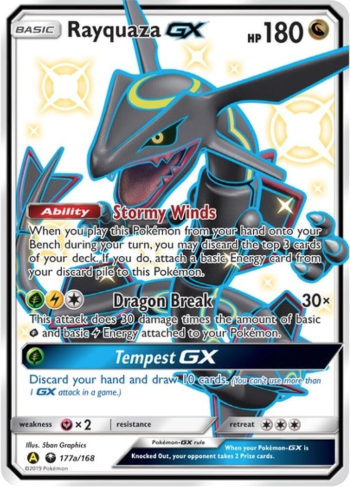 Rayquaza GX - 177a/168 (Alternate Art Promos)
