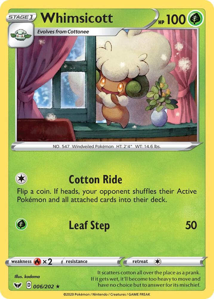 Whimsicott (SWSH01: Sword & Shield Base Set)