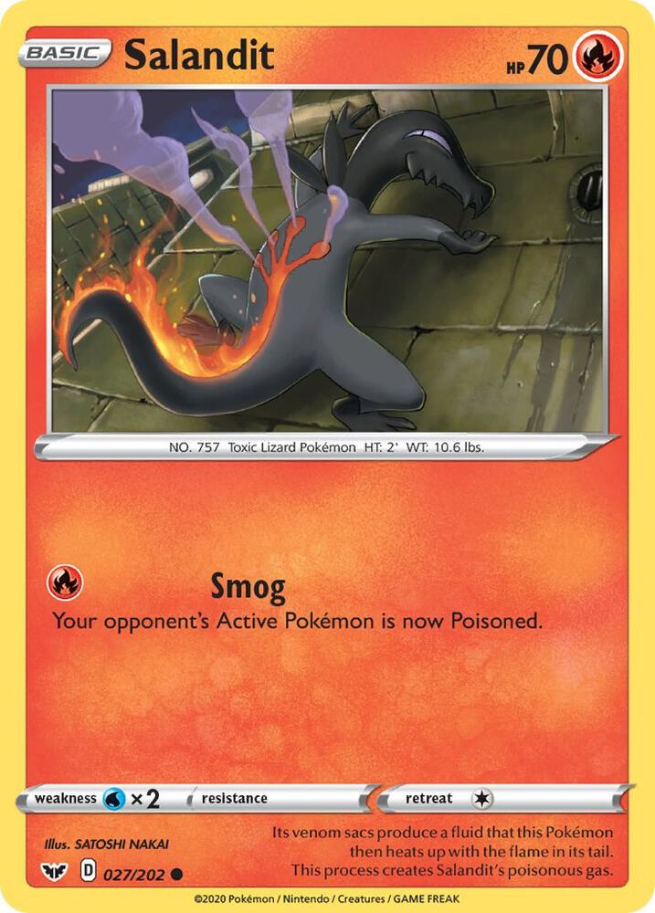 Salandit (SWSH01: Sword & Shield Base Set)