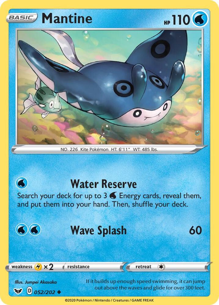 Mantine (SWSH01: Sword & Shield Base Set)