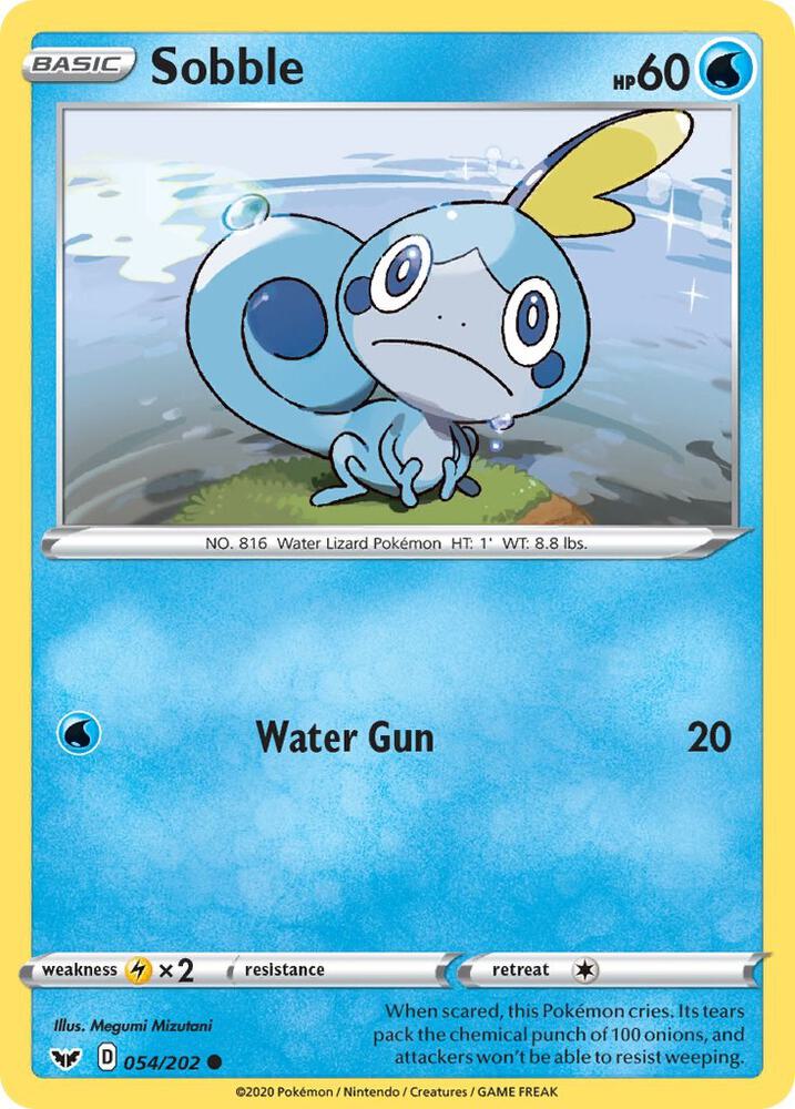 Sobble (054) (SWSH01: Sword & Shield Base Set)