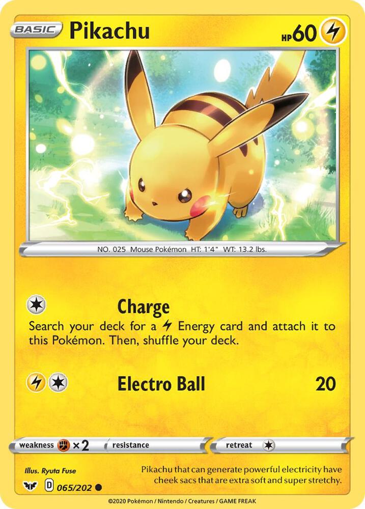 Pikachu (SWSH01: Sword & Shield Base Set)