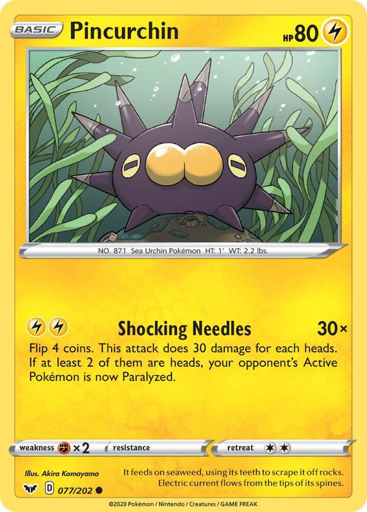 Pincurchin (SWSH01: Sword & Shield Base Set)
