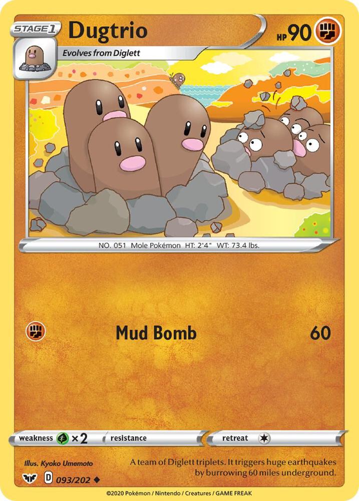 Dugtrio (SWSH01: Sword & Shield Base Set)