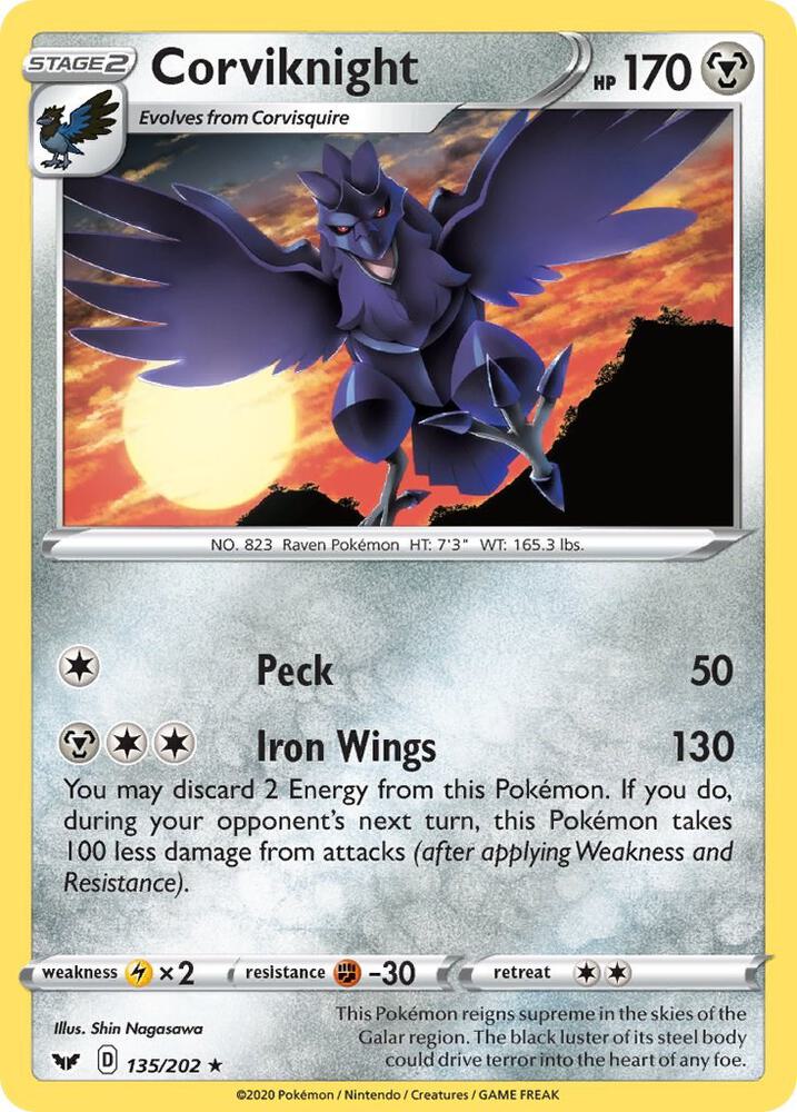Corviknight (SWSH01: Sword & Shield Base Set)
