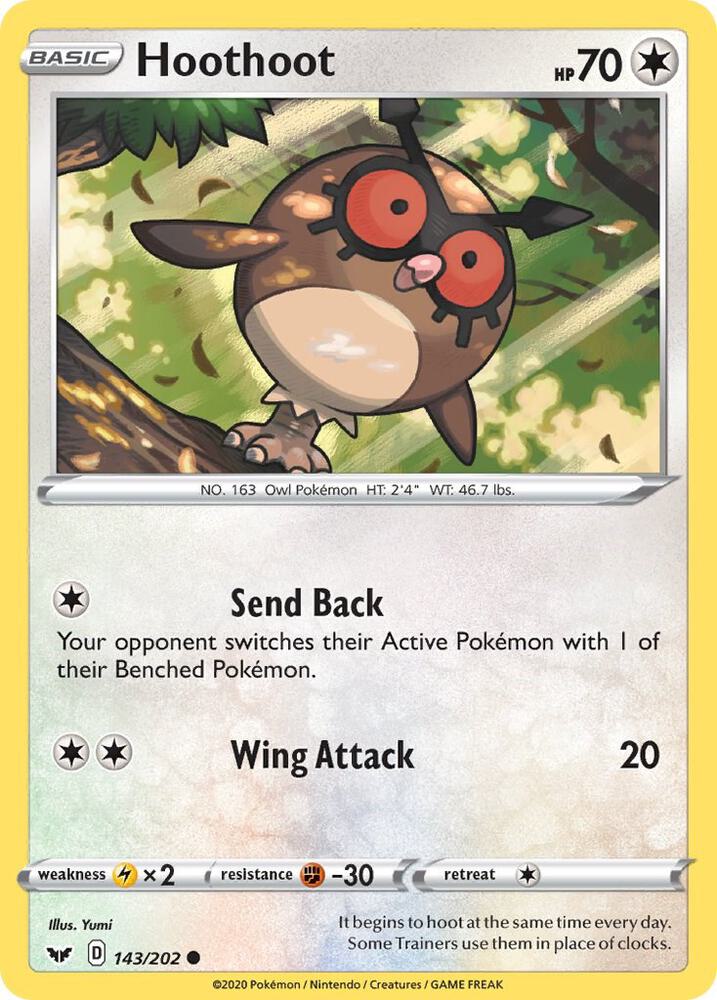 Hoothoot (SWSH01: Sword & Shield Base Set)