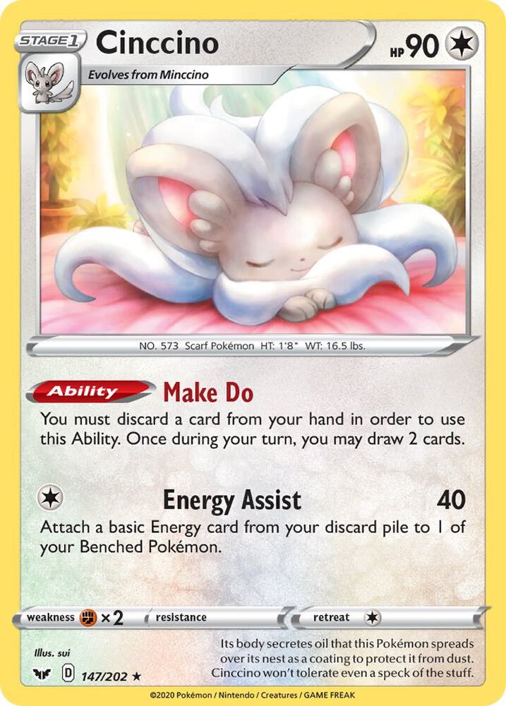 Cinccino (SWSH01: Sword & Shield Base Set)