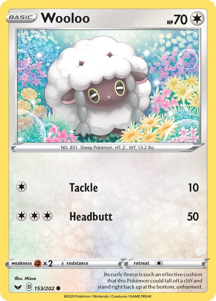 Wooloo (153) (SWSH01: Sword & Shield Base Set)