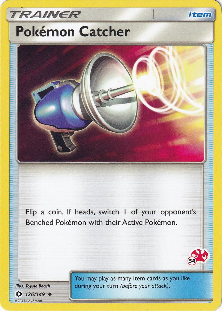Pokemon Catcher - 126/149 (#54 Charizard Stamped) (Battle Academy)