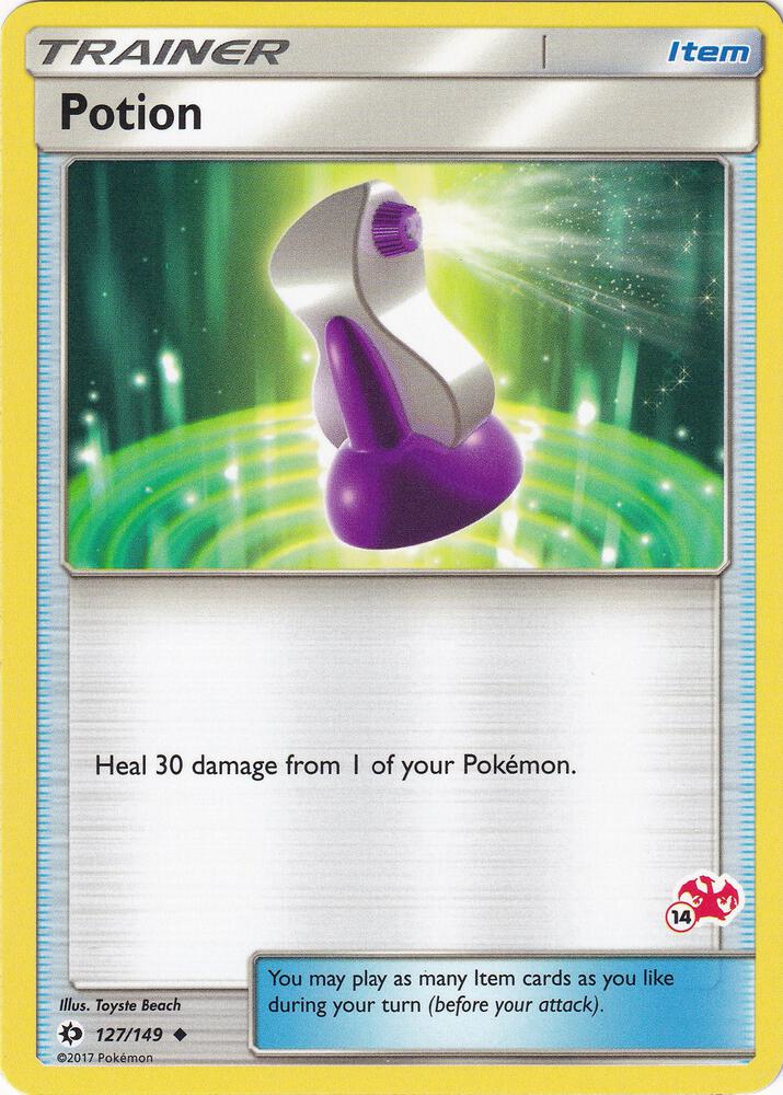 Potion - 127/149 (#14 Charizard Stamped) (Battle Academy)