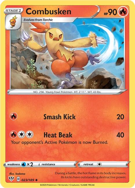 Combusken (SWSH03: Darkness Ablaze)
