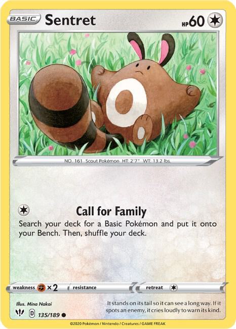 Sentret (SWSH03: Darkness Ablaze)