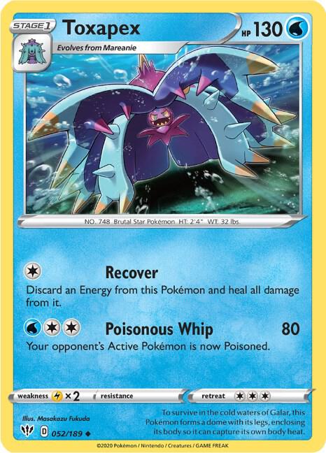 Toxapex (SWSH03: Darkness Ablaze)
