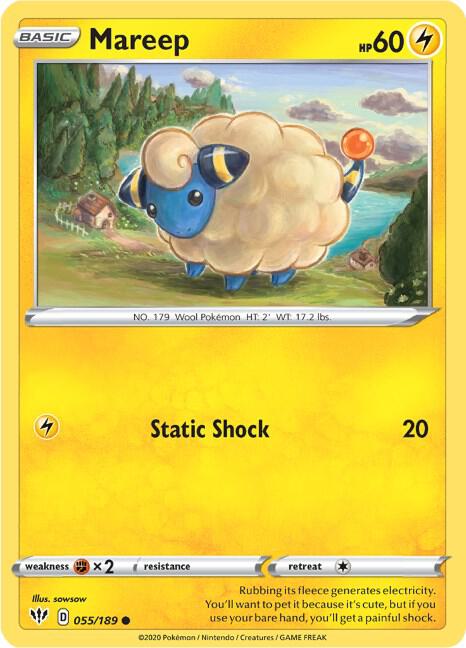 Mareep (SWSH03: Darkness Ablaze)