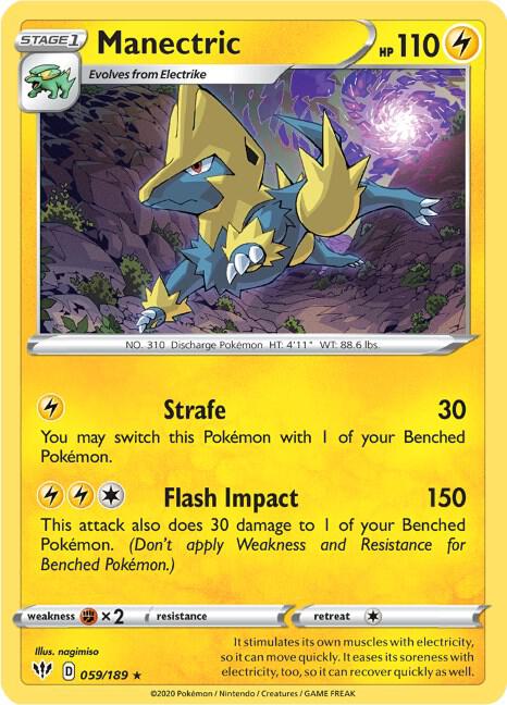Manectric (SWSH03: Darkness Ablaze)